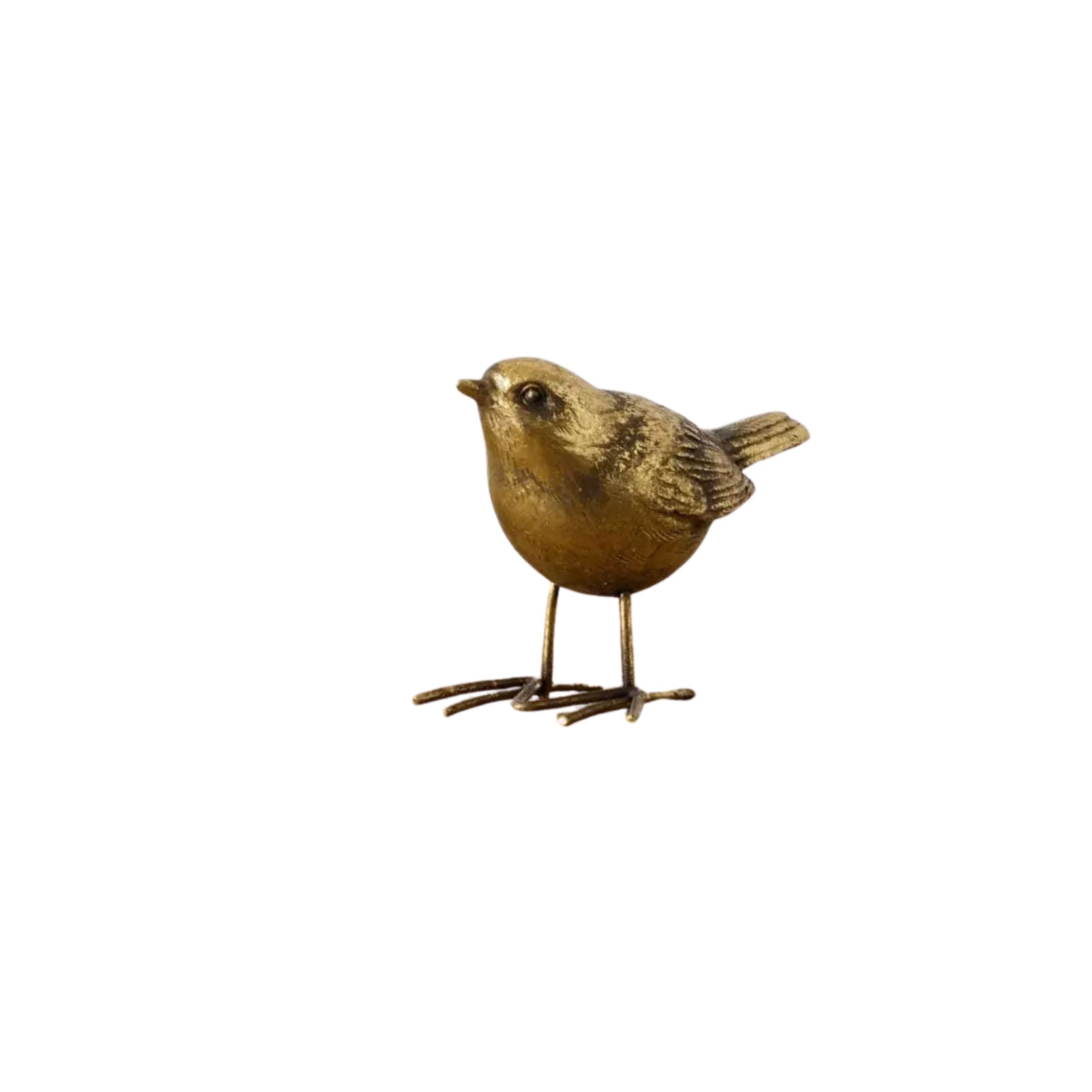 Brass Bird Decor