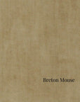 Beige fabric texture with 'Breton Mouse' label in St. Albert