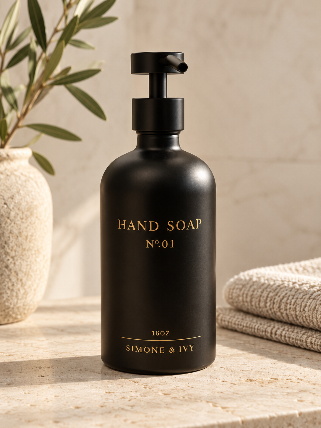 Hand Soap Dispenser | Black