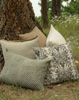 Check Linen Pillow | Green
