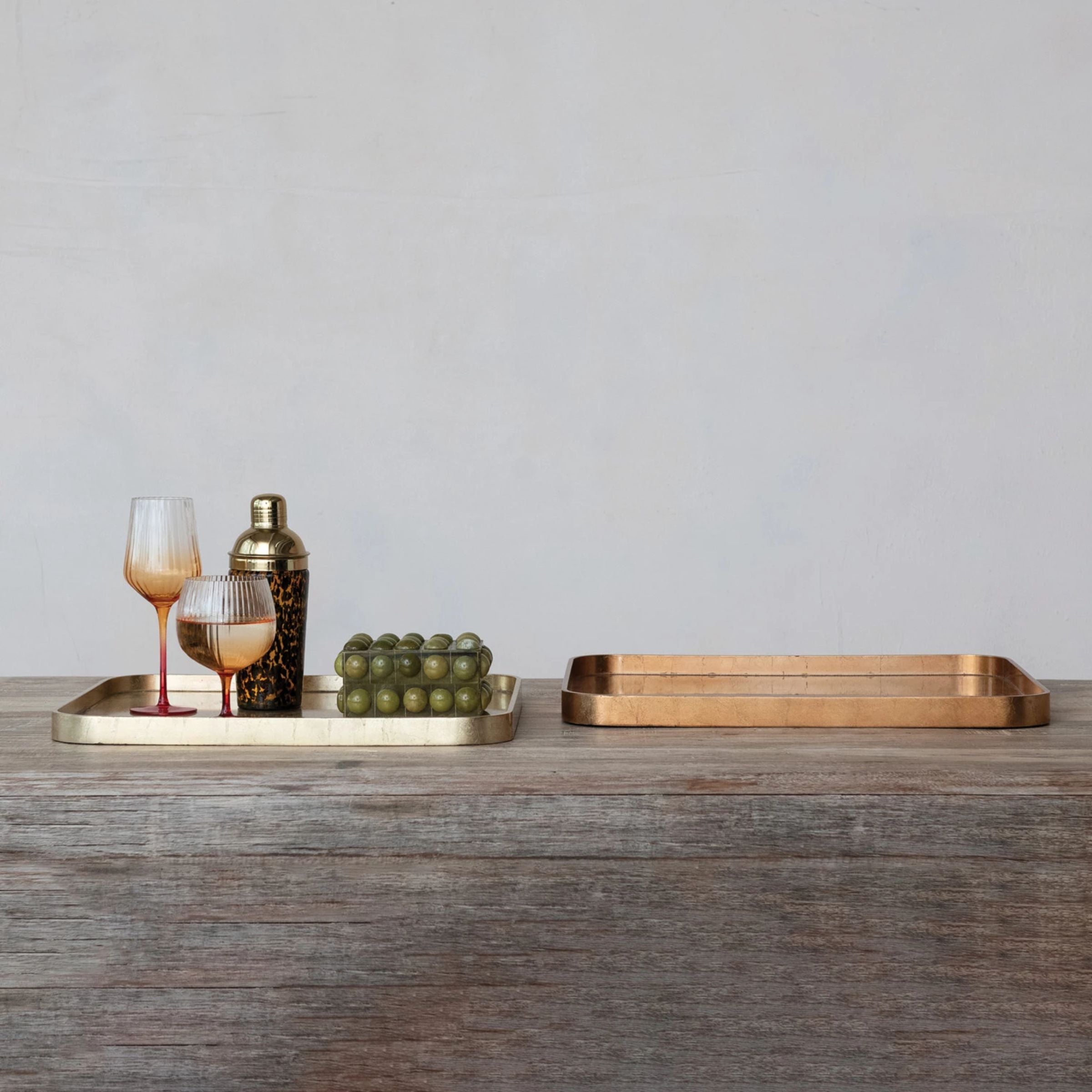 Copper + Gold Tray