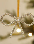 Crystal Bow Ornament