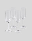 Fable Flute Glasses - Set of 4