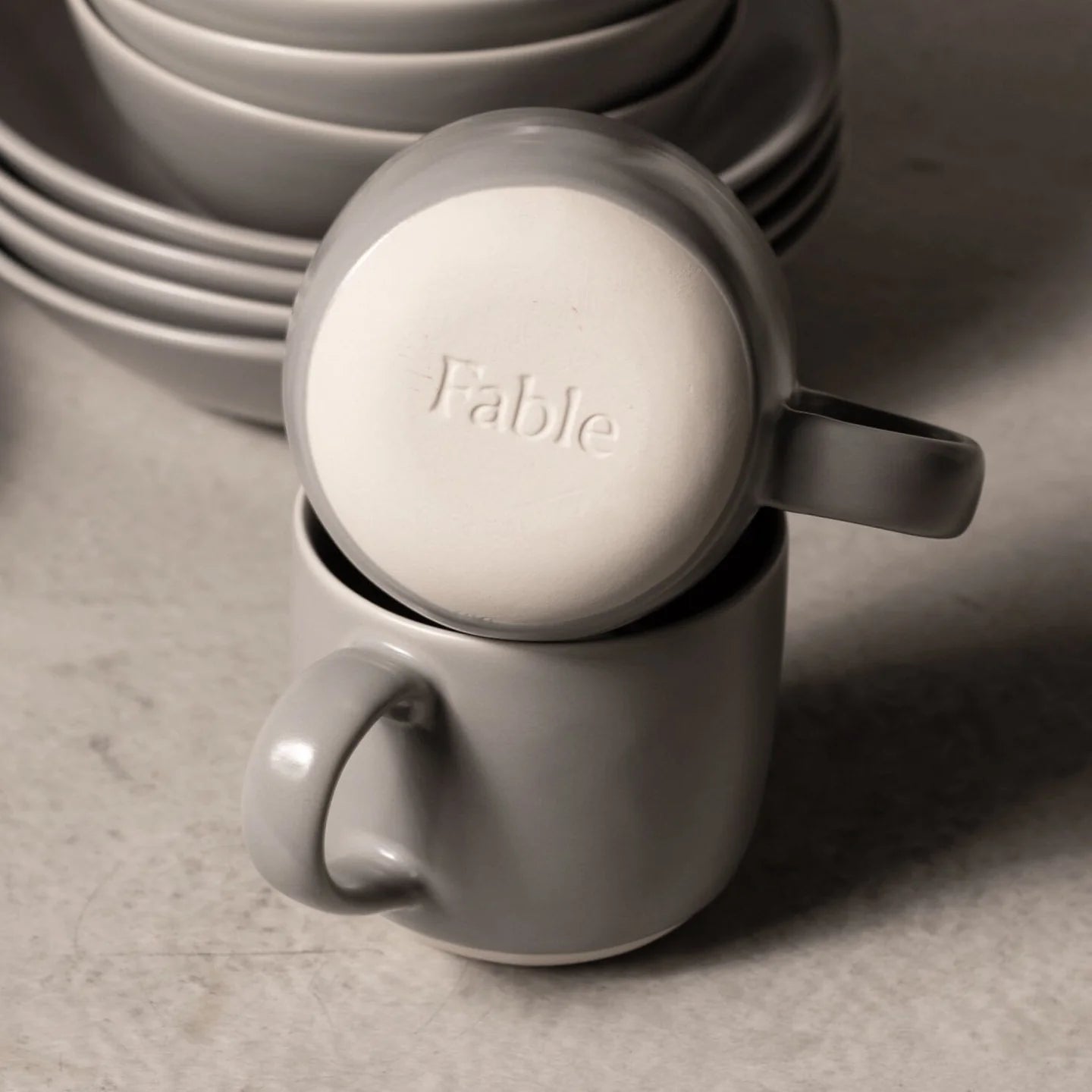 Fable Mugs - Dove Gray