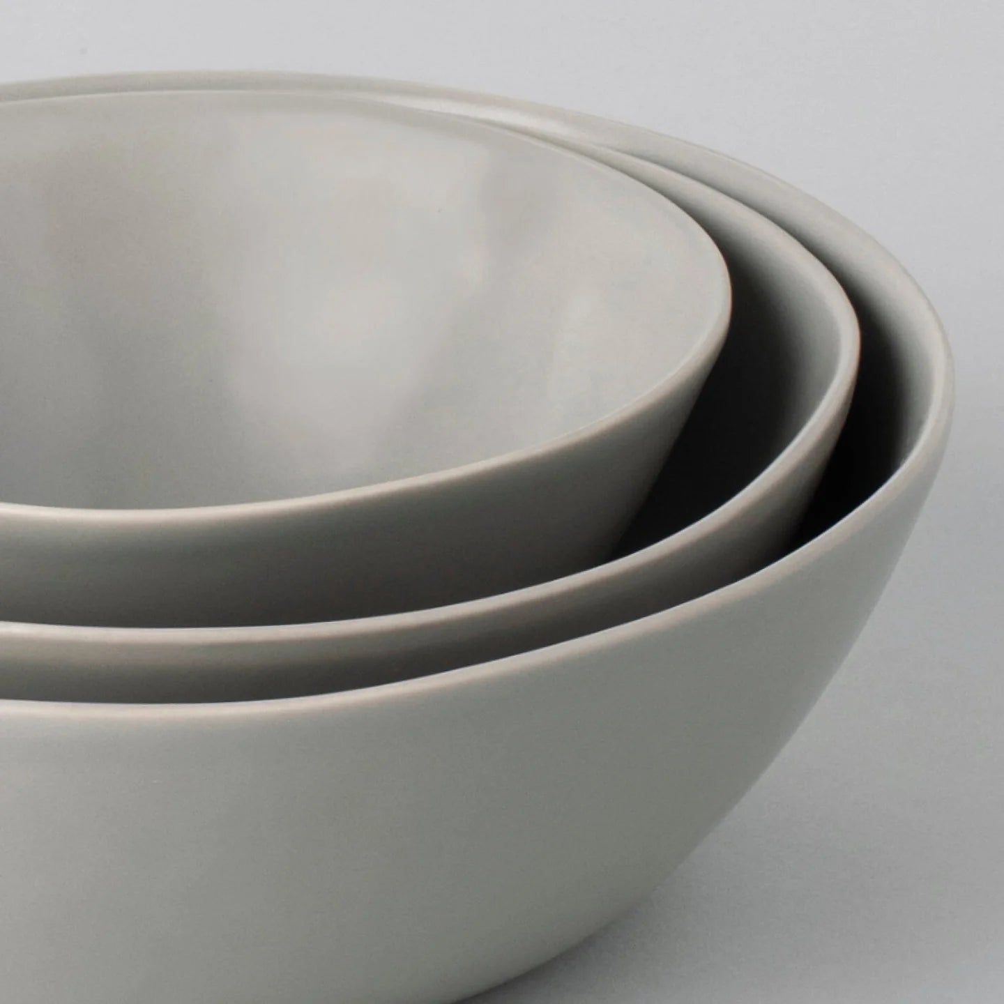 Fable Nested Serving Bowls - Dove Gray