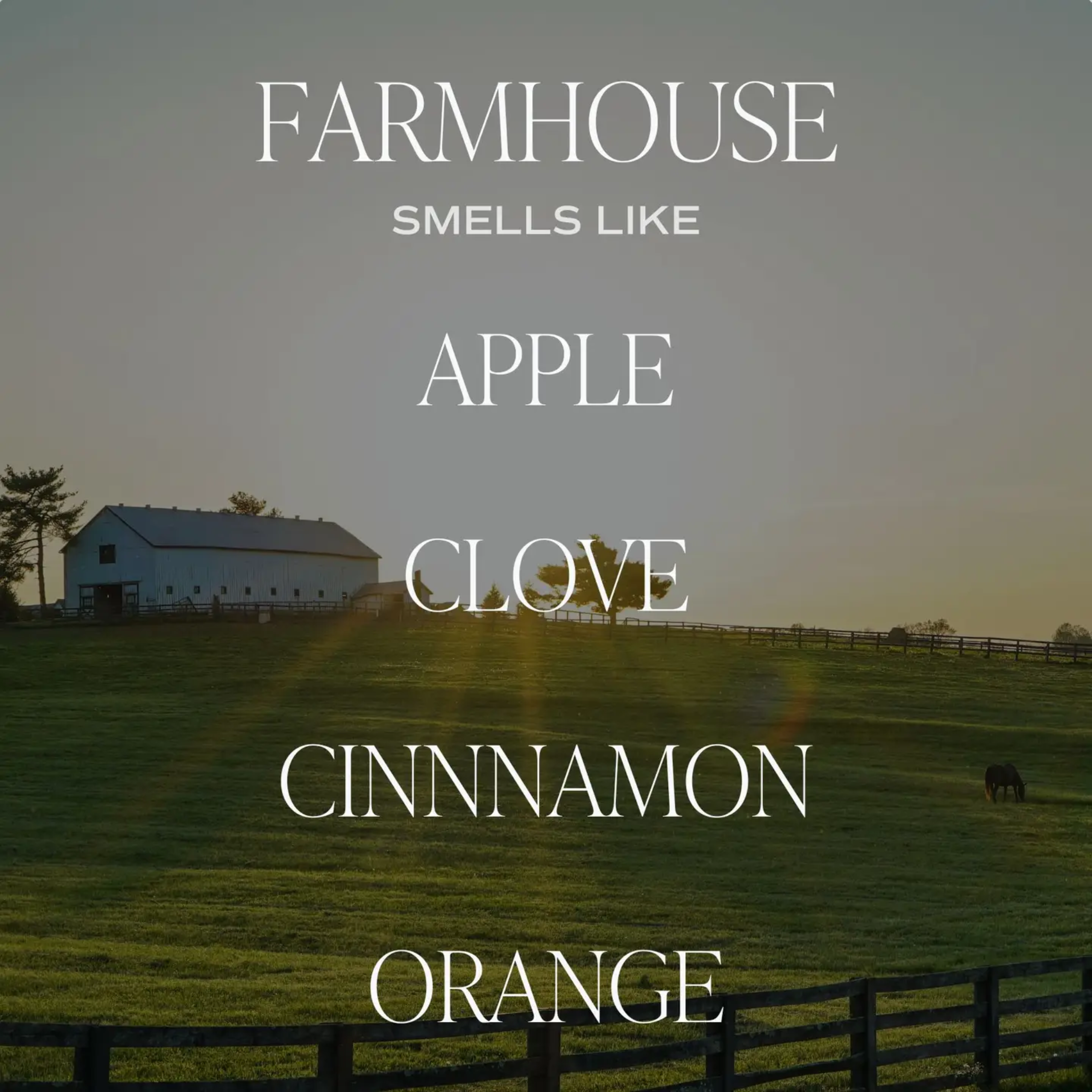 Farmhouse Amber Jar Candle