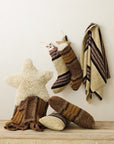Faux Fur Star Pillow