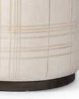 Sinclair Pouf | Sheffield Ivory