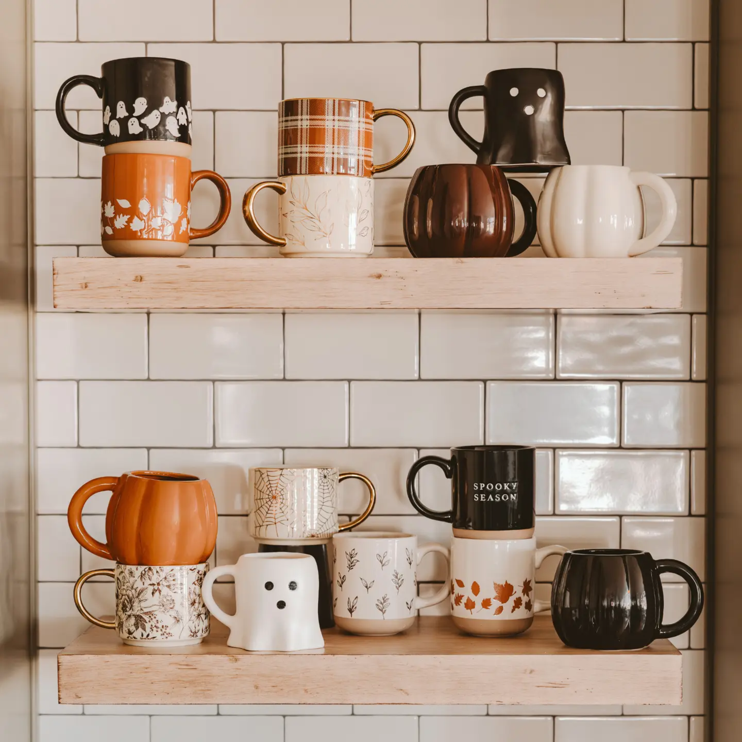 Black Ghost Stoneware Mug