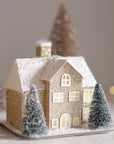 Glitter LED House Ornament