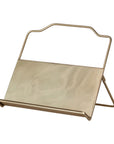 Gold Metal Cookbook Stand