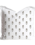 Grace Floral Fringe Pillow