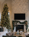 Embroidered Tree Pillow