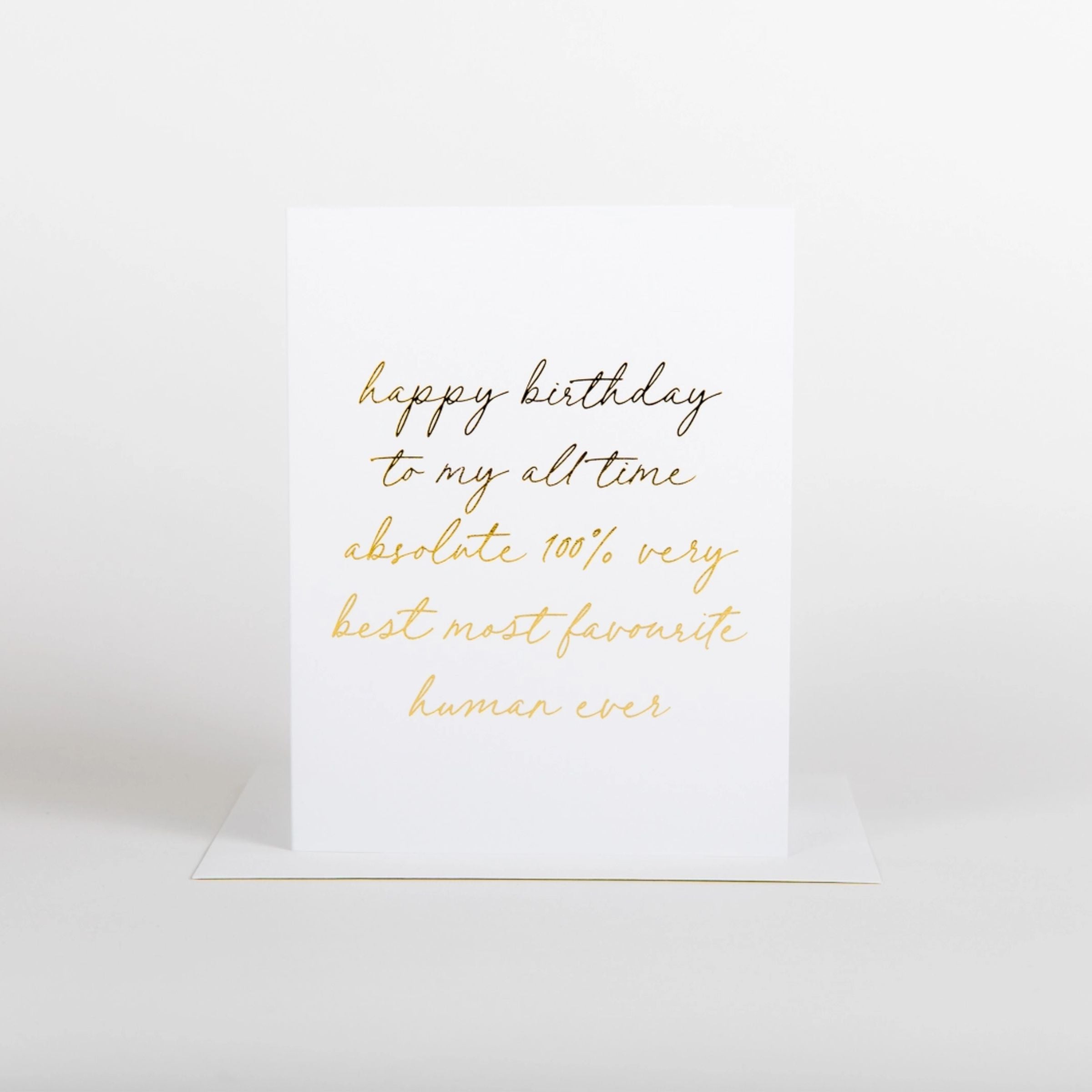 Happy Birthday Favorite Person Card