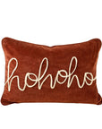 Ho Ho Ho Velvet Pillow