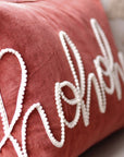 Ho Ho Ho Velvet Pillow