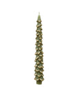 Tree Tapered Candle | Evergreen + Gold
