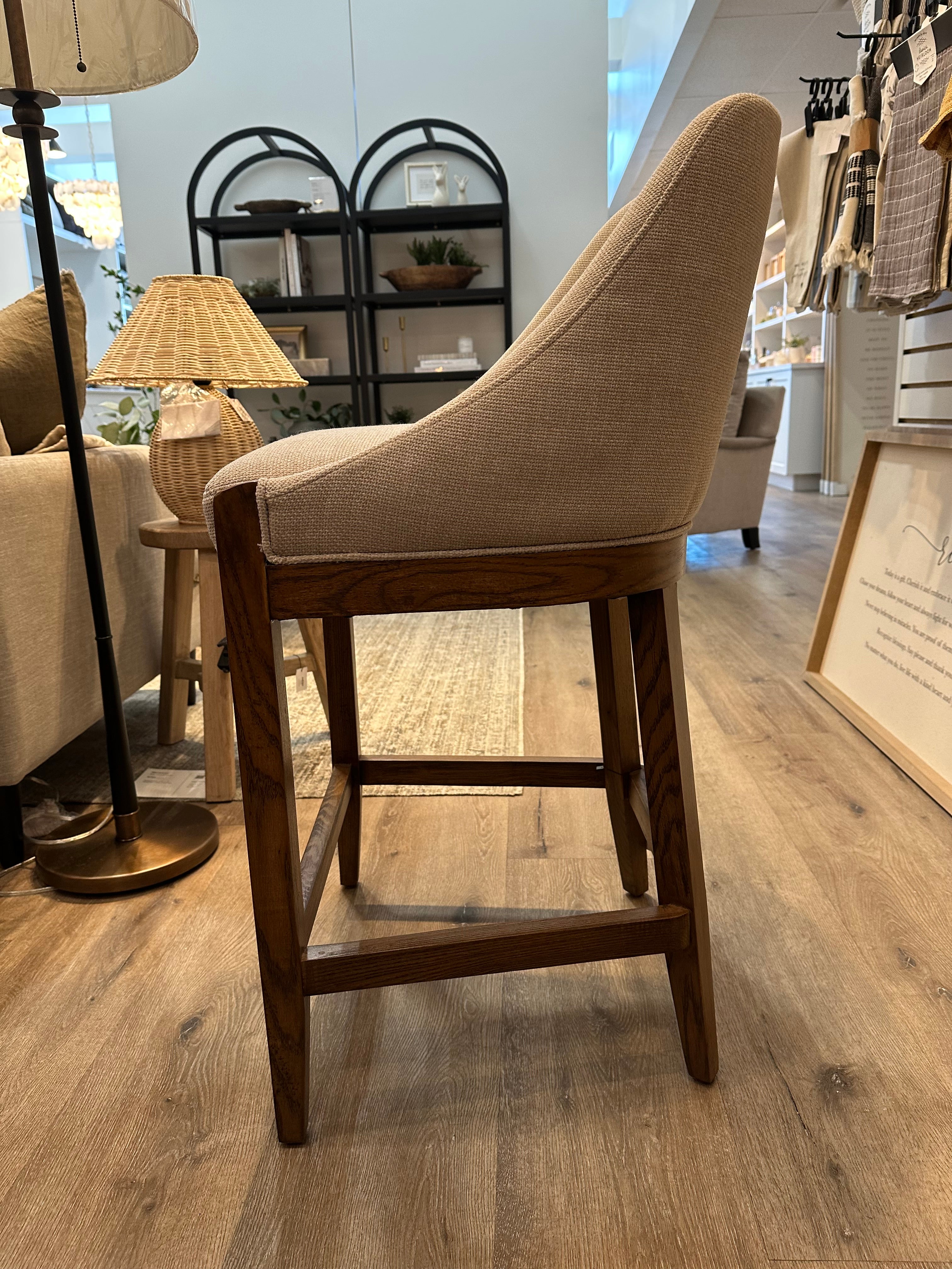 Edward Counter Stool | Heather Beige | Floor Model