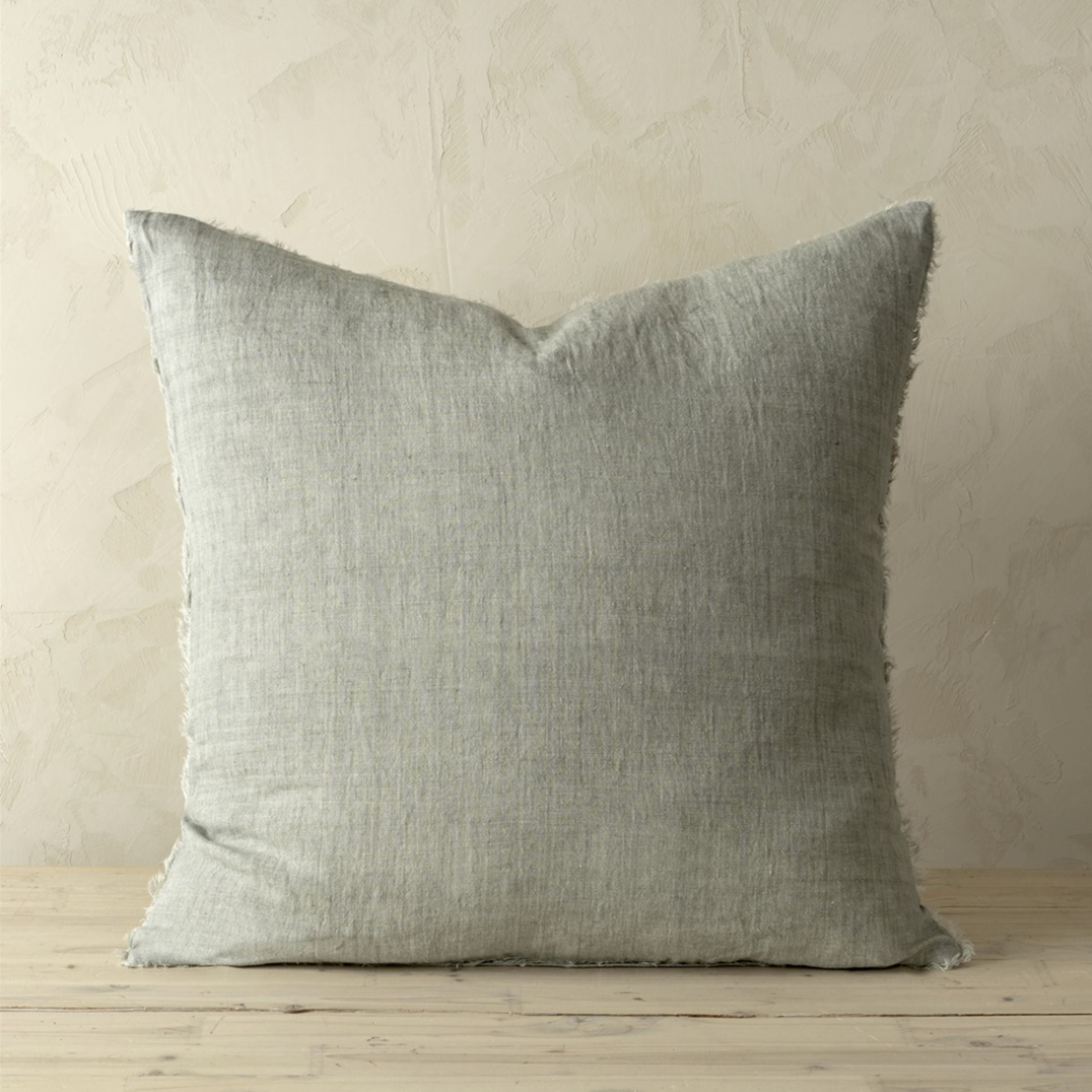 Layna Linen Pillow | Flint Grey