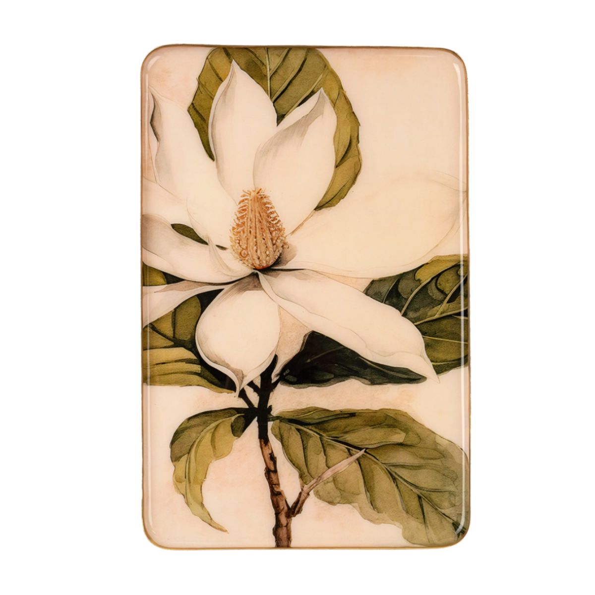 Magnolia Enameled Tray
