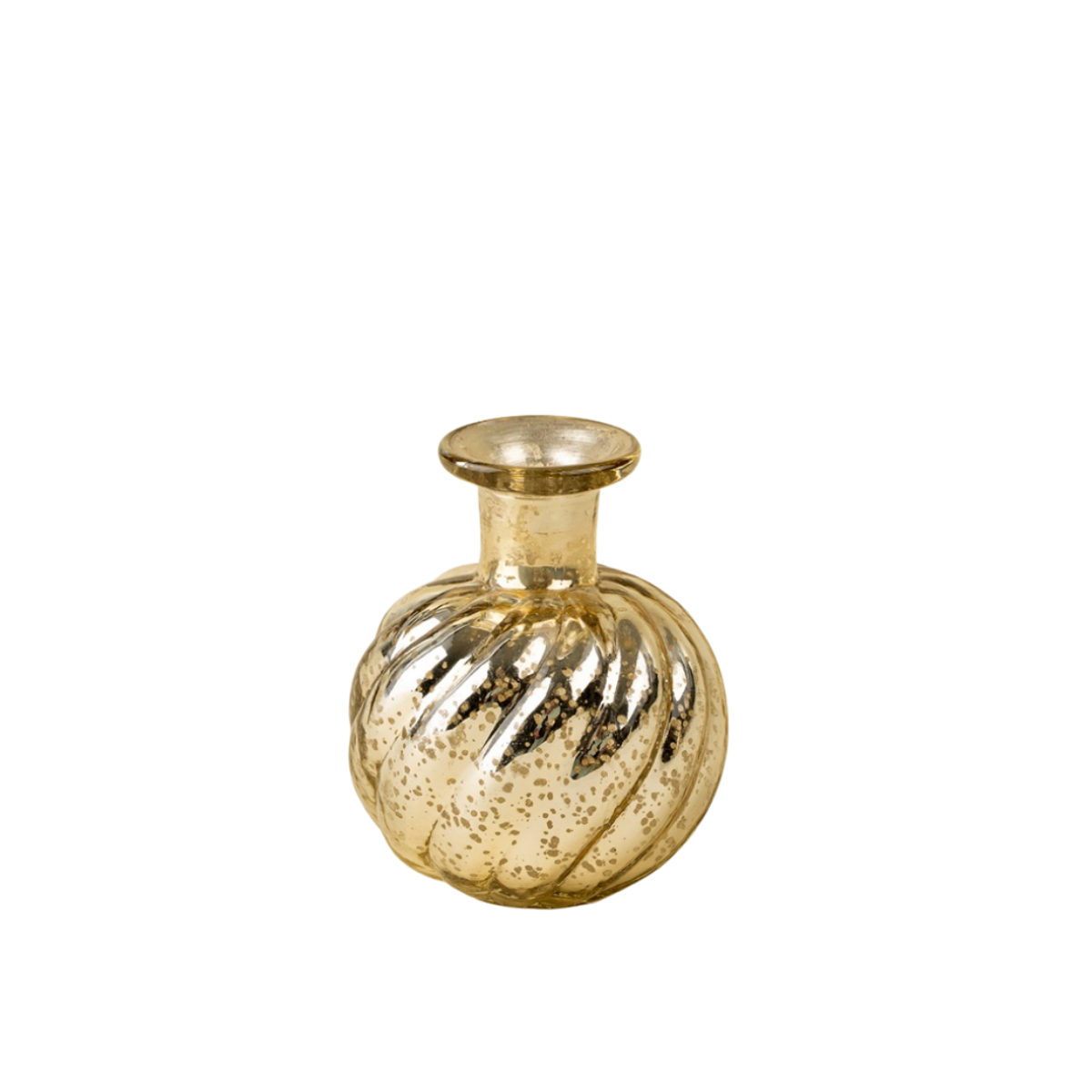 Mercury Swirl Bud Vase