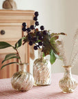 Mercury Swirl Bud Vase