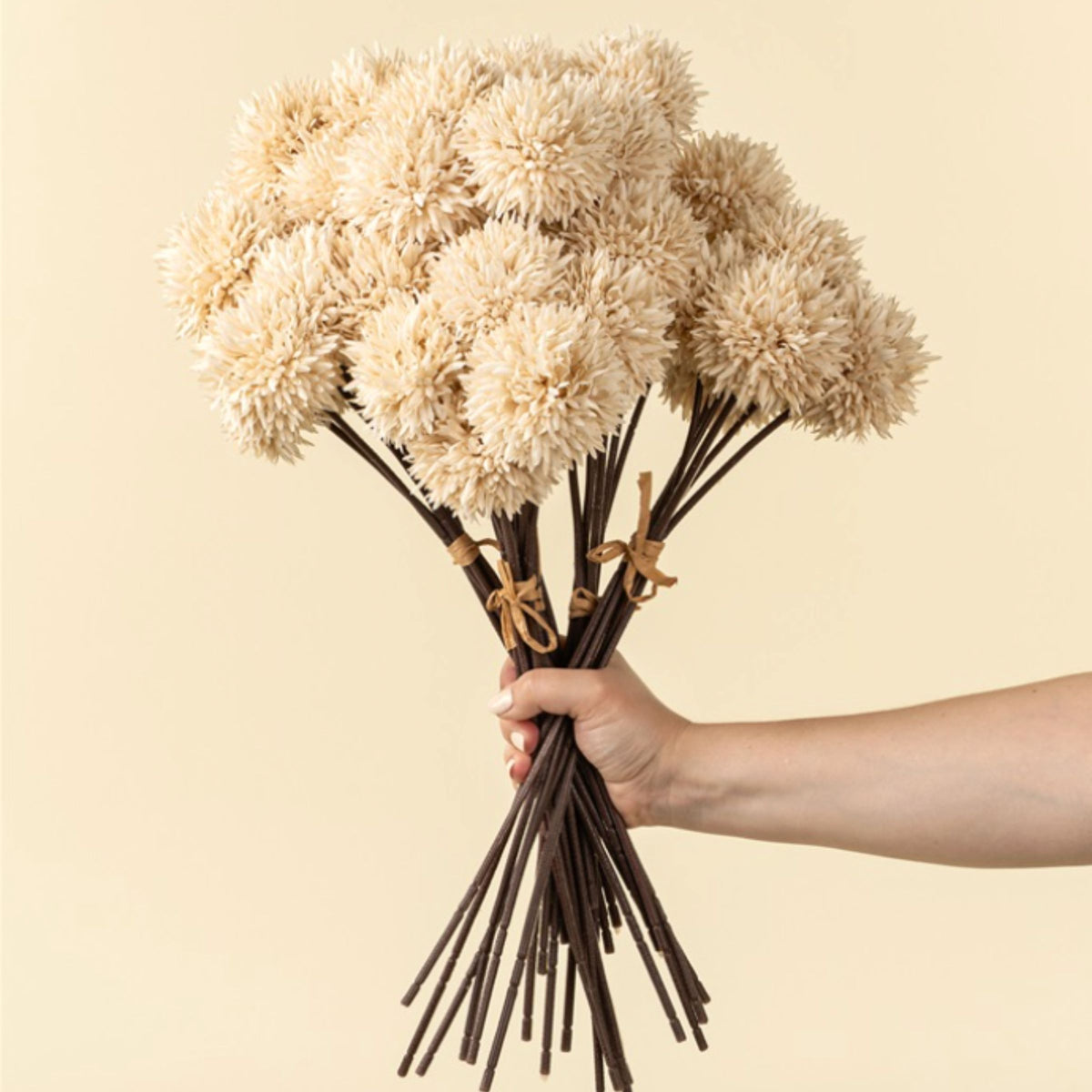 Mini Allium Bouquet | Cream