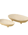 Pedestal Paper Mache Tray