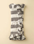 Ruffle Thick Stripe Table Runner | Grey
