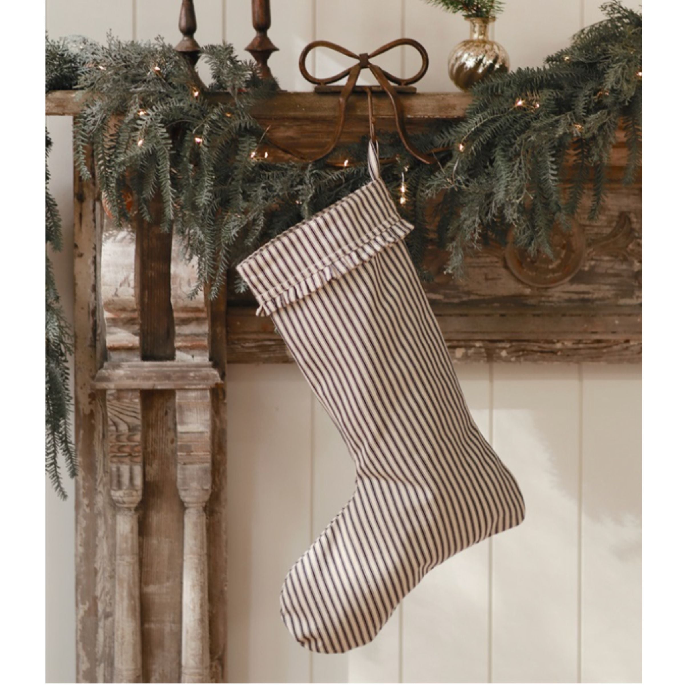 Ticking Stripe Stocking