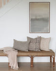 Wildvine Block Print Pillow | Heather