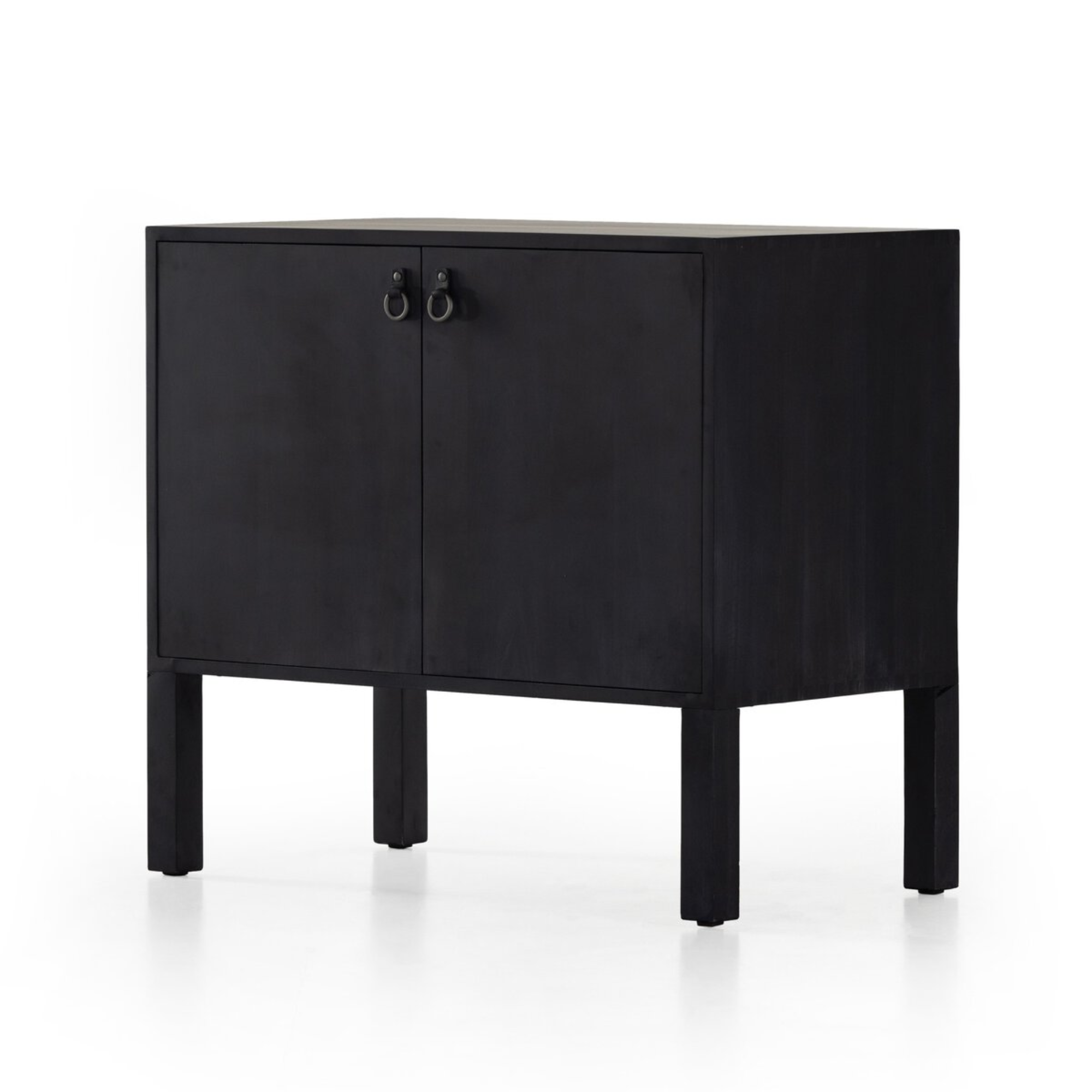 Isador Bar Cabinet | Black Wash Poplar