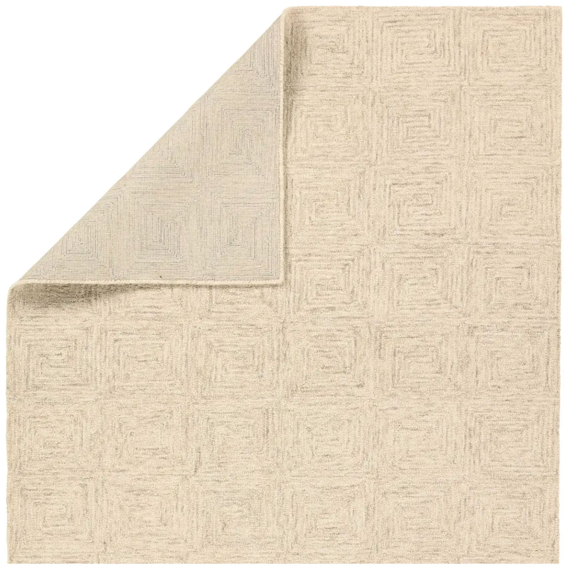 Kafes Rug | White/Grey