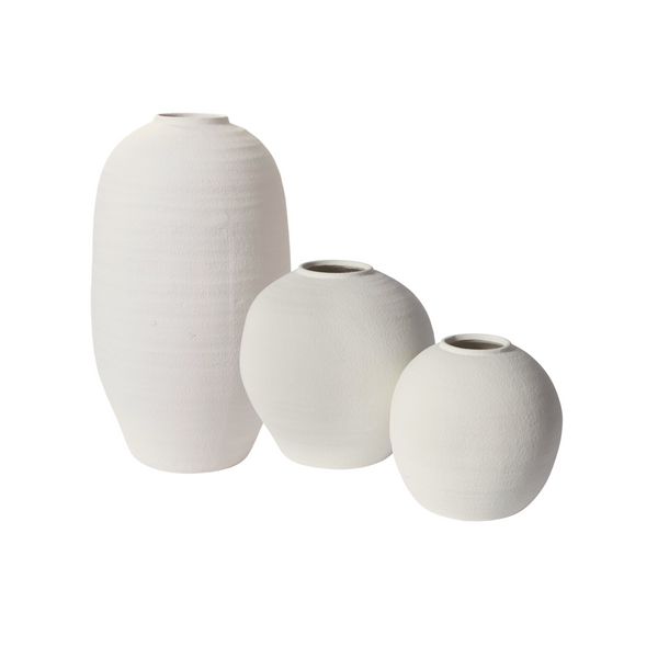 Konos Vase | White – Simone & Ivy