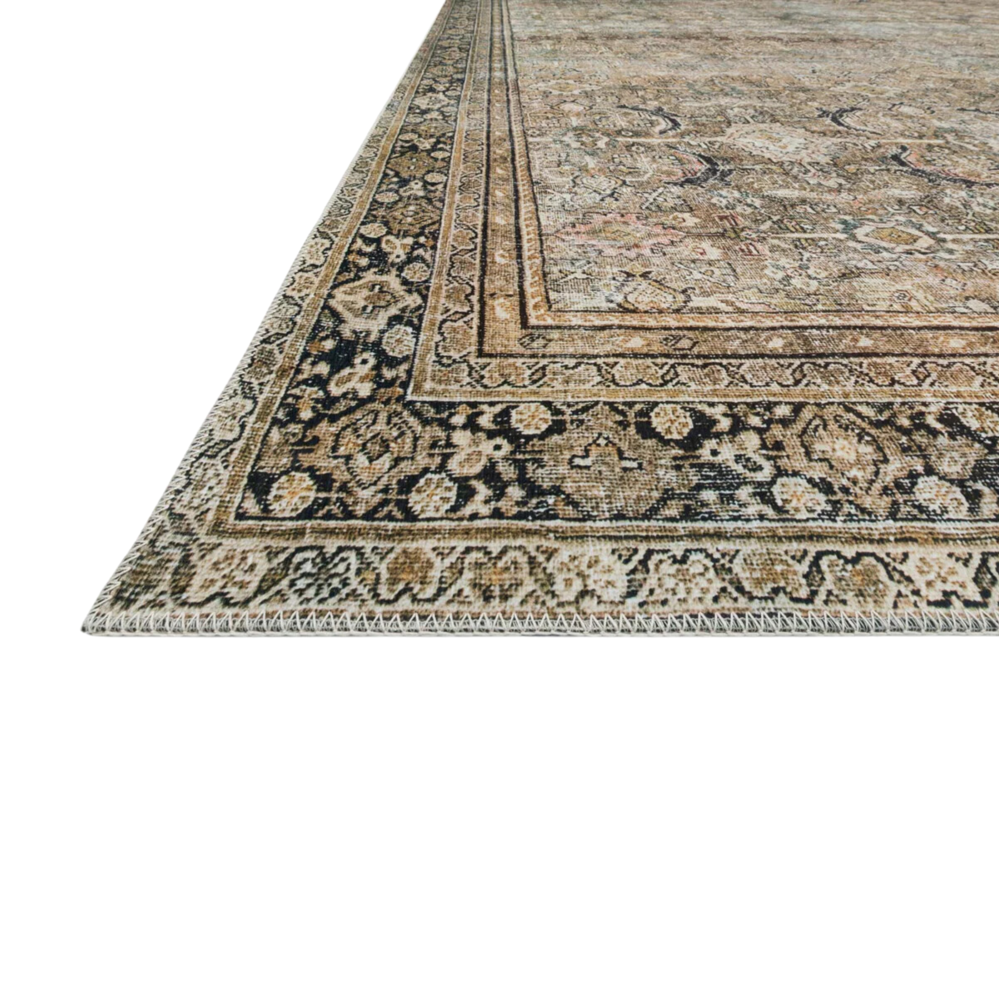 Layla Rug | Olive/Charcoal