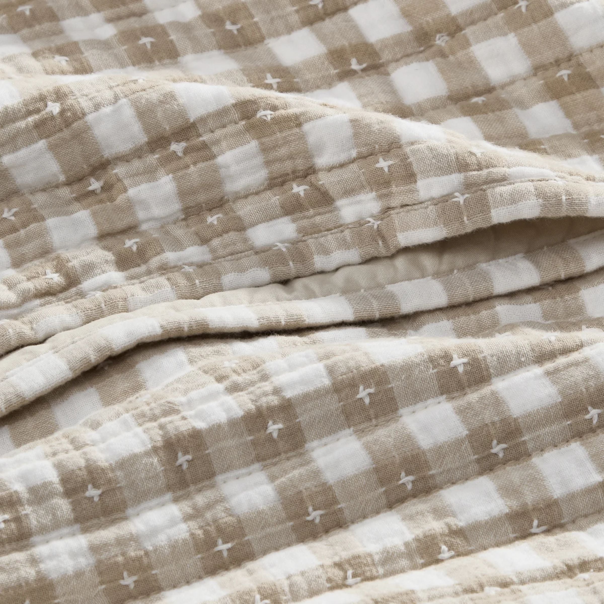 Camden Gingham Quilt Set