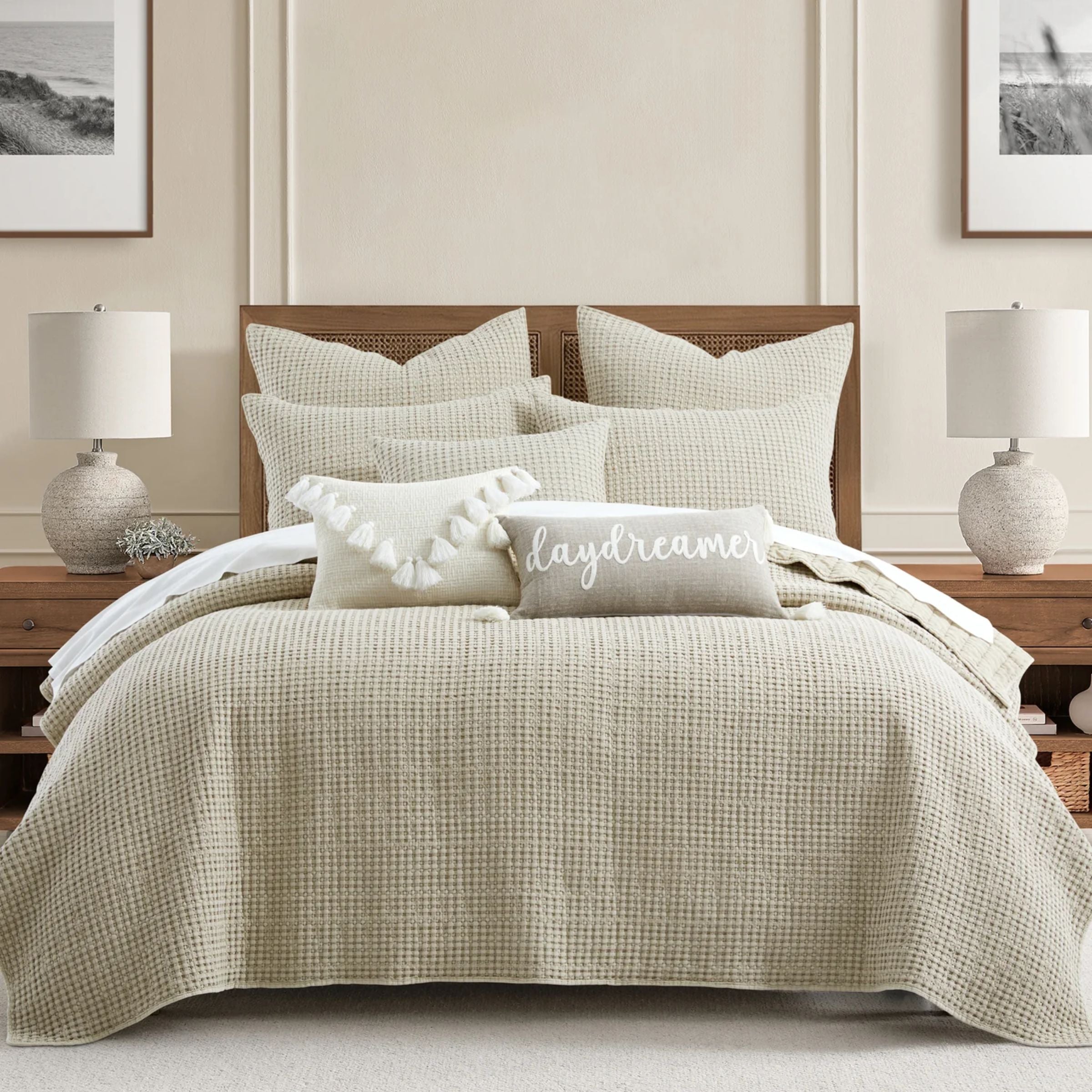 Mills Waffle Quilt Set
