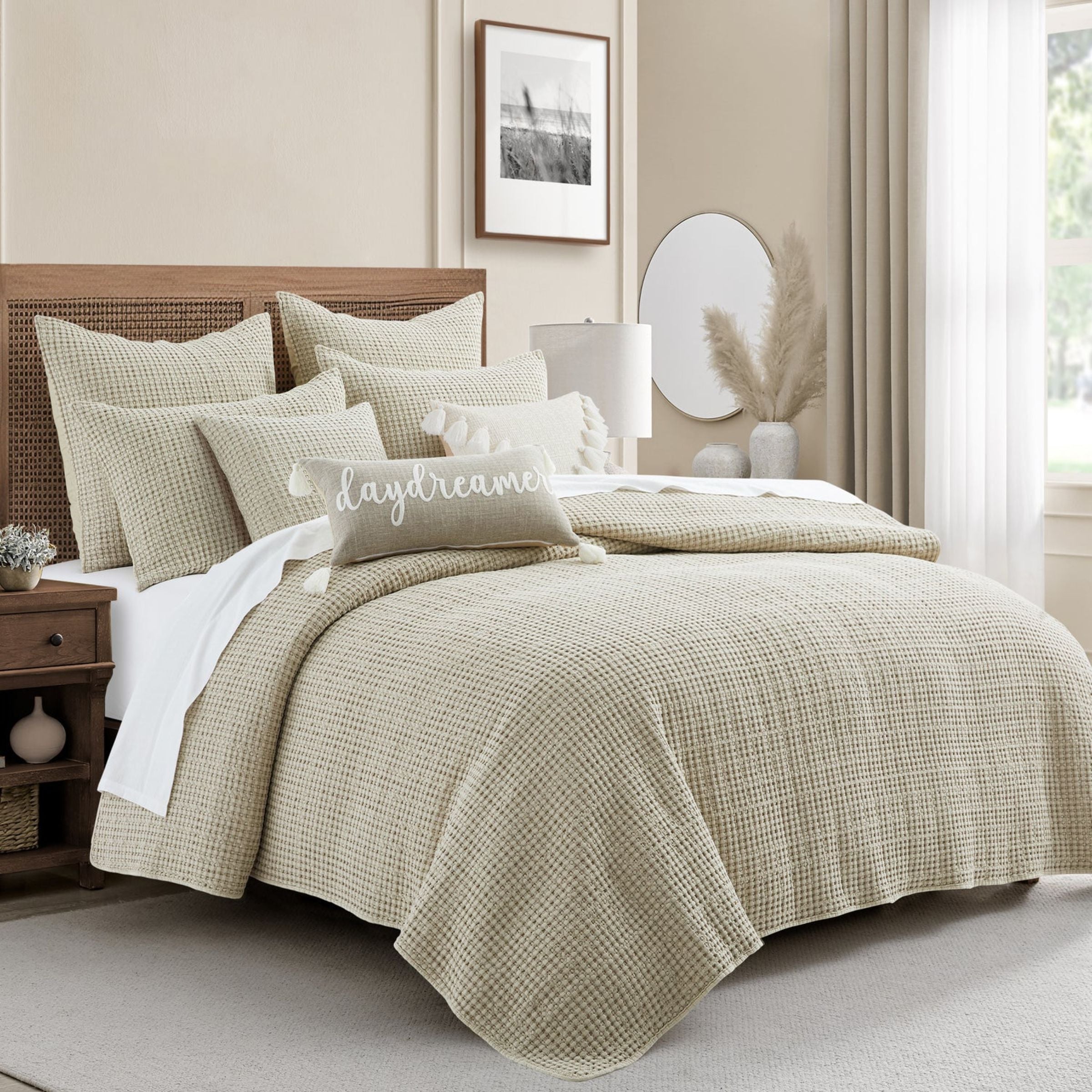Mills Waffle Quilt Set