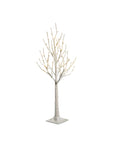 Lighted White Iced Tree