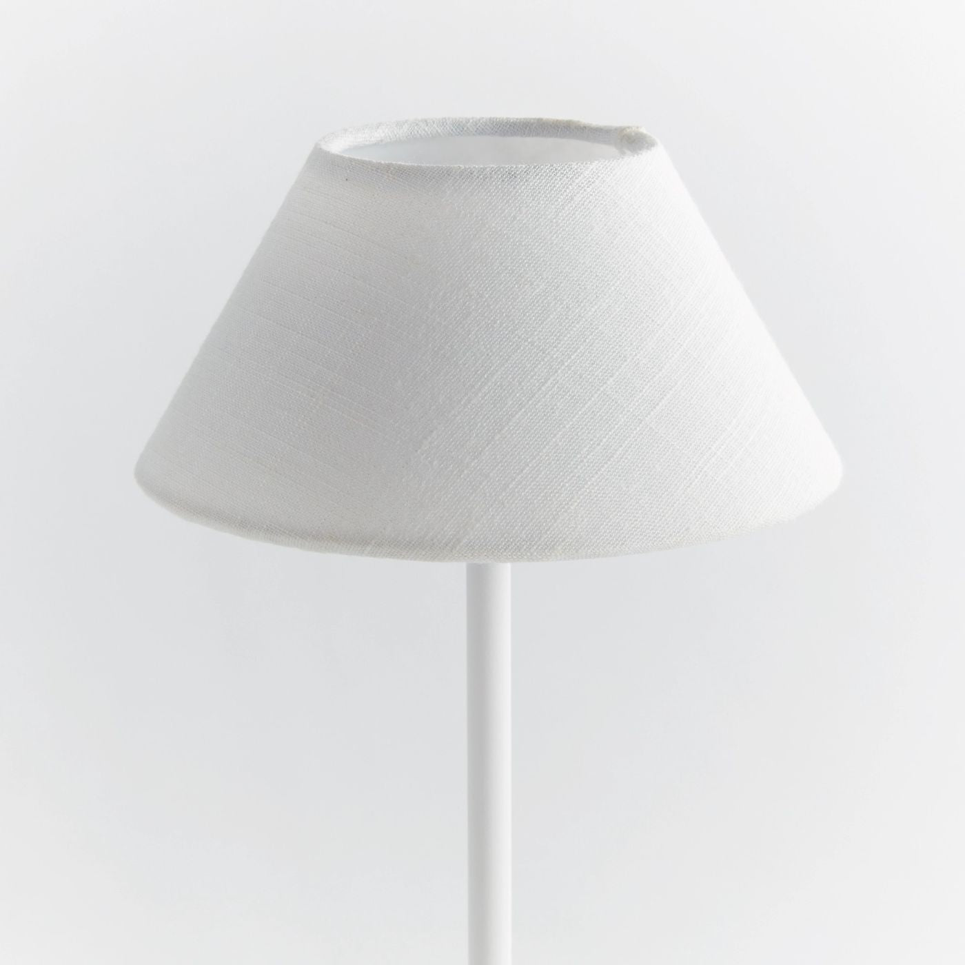 table lamp with linen shade