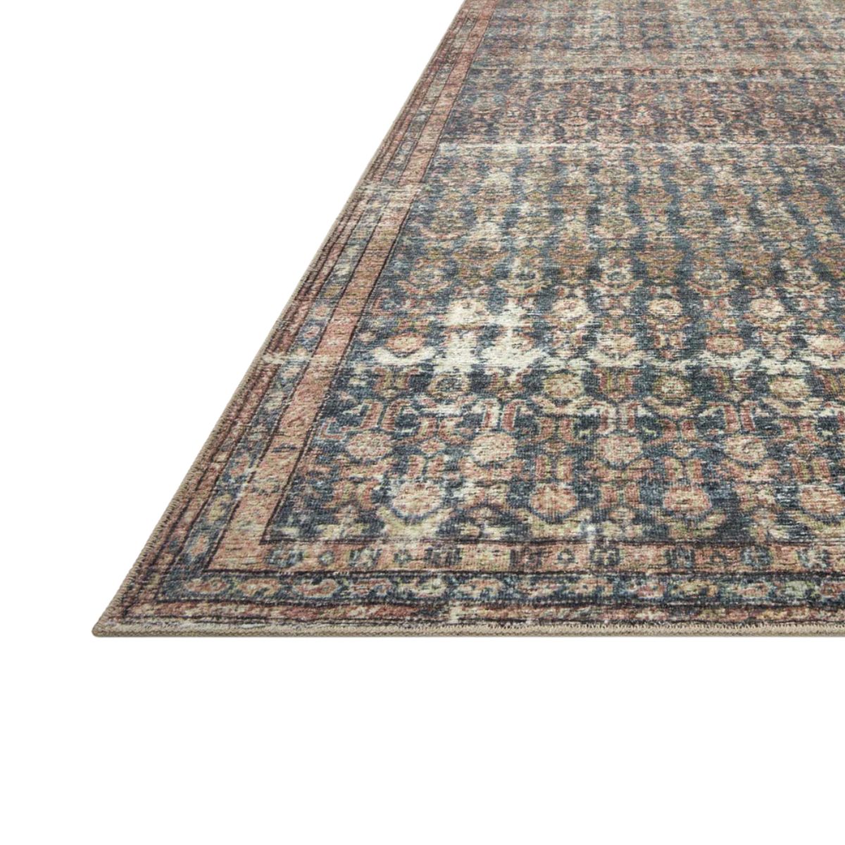 Loloi Billie Rug | Ocean/Brick