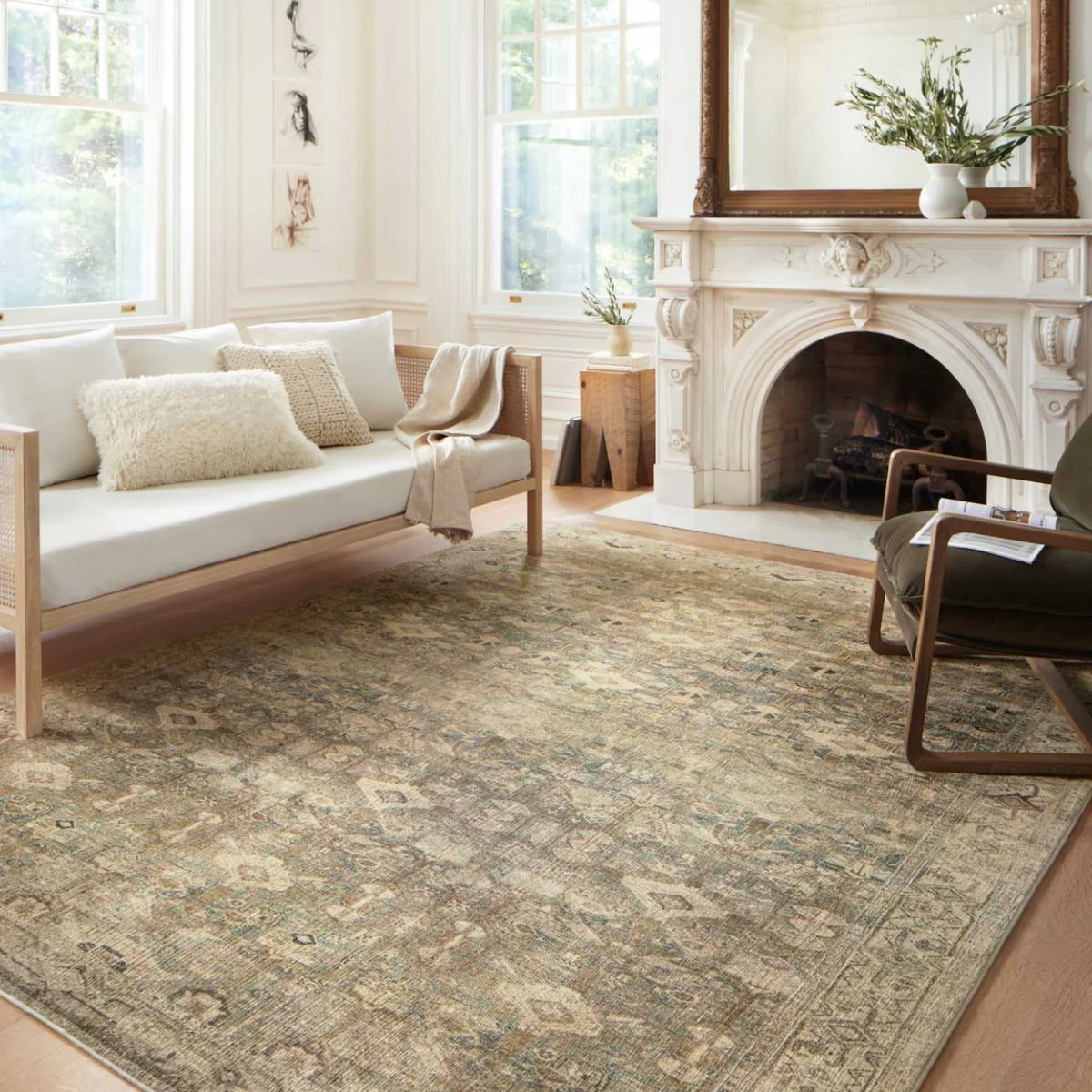 Loloi Margot Rug | Antique/Sage (Pattern 04)