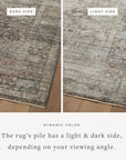 Loloi Millie Rug | Charcoal/Dove