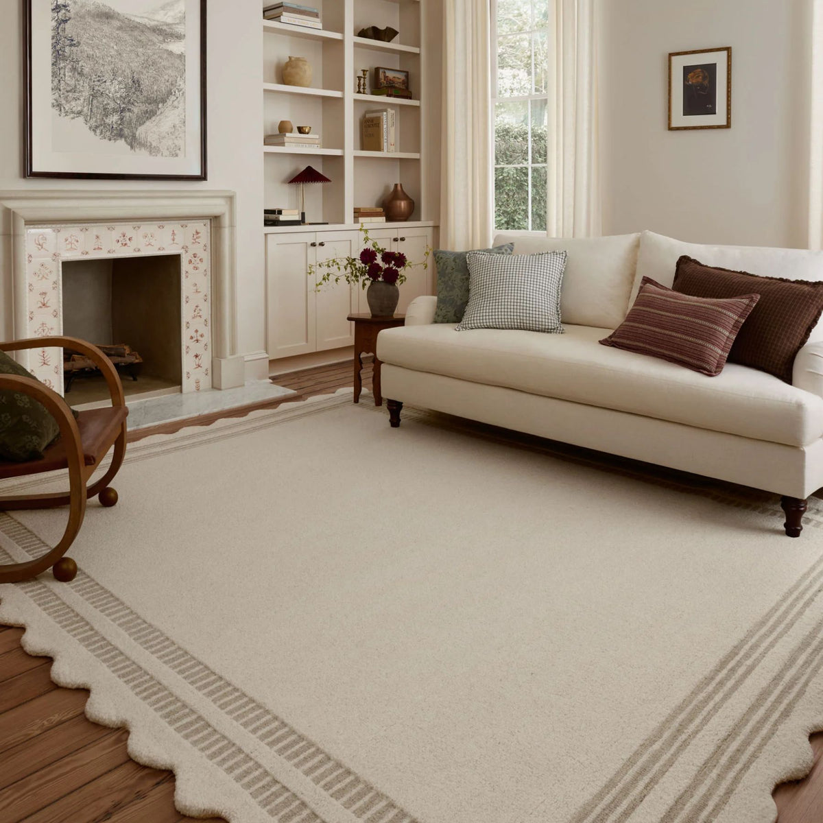 Loloi Scottie Rug | Ivory/Grey