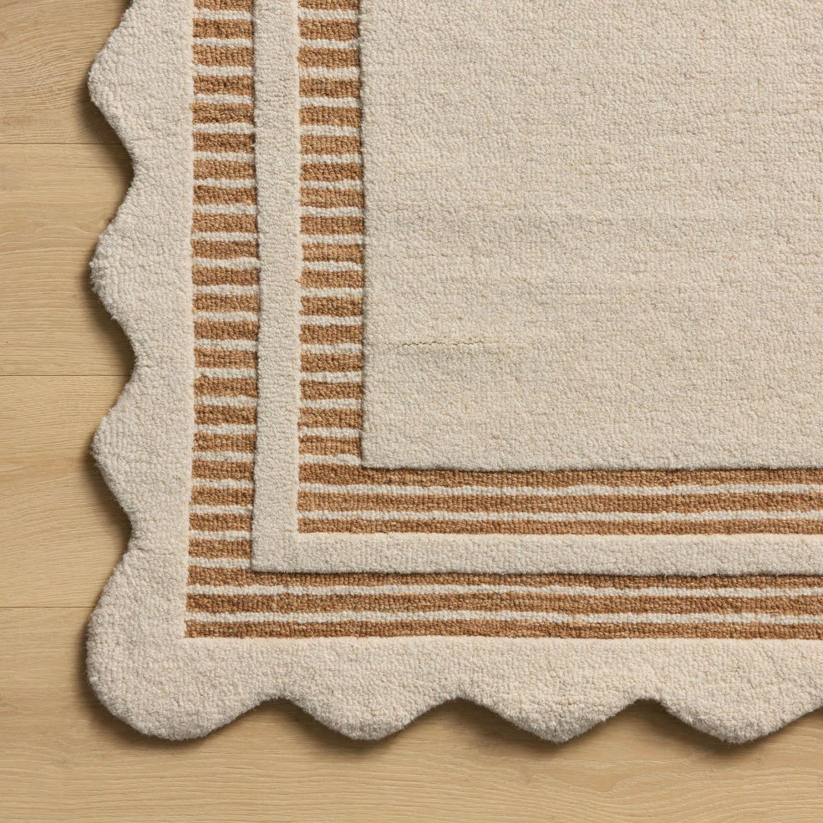 Loloi Scottie Rug | Ivory/Rust
