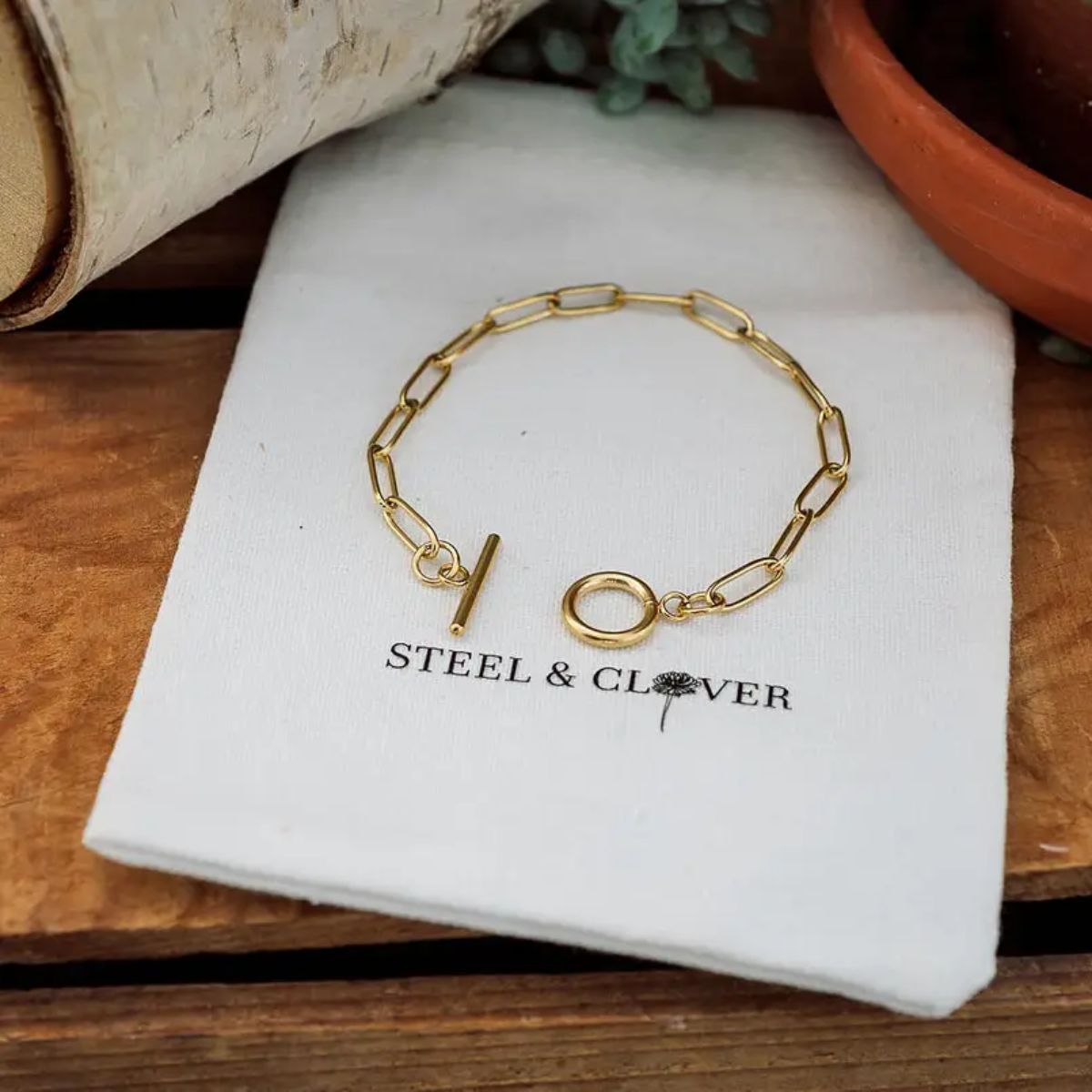 Louisa Paperclip Chain Bracelet