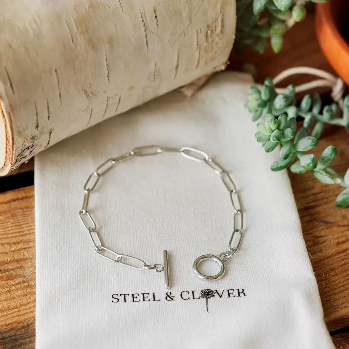 Louisa Paperclip Chain Bracelet