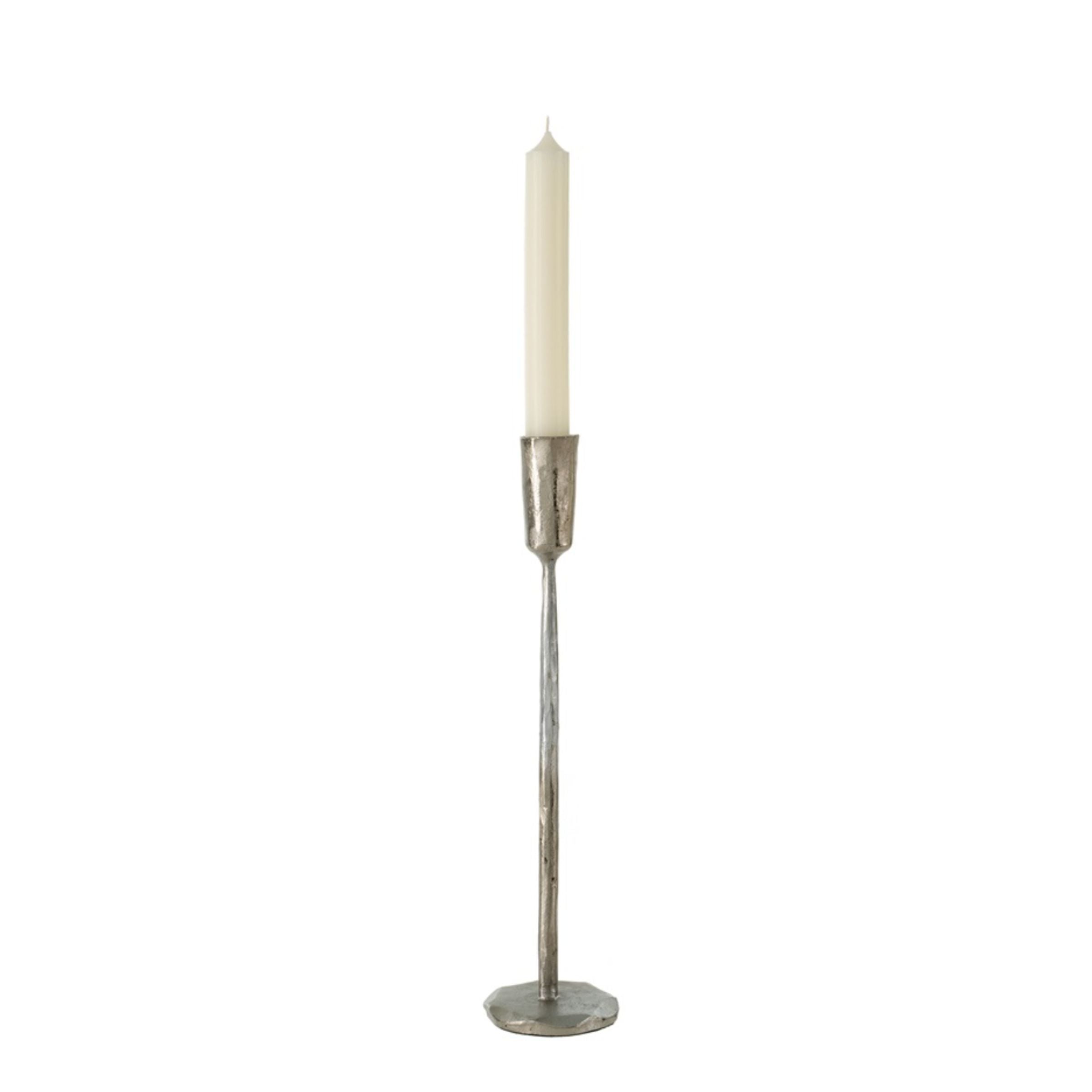 Luna Candlestick | Silver