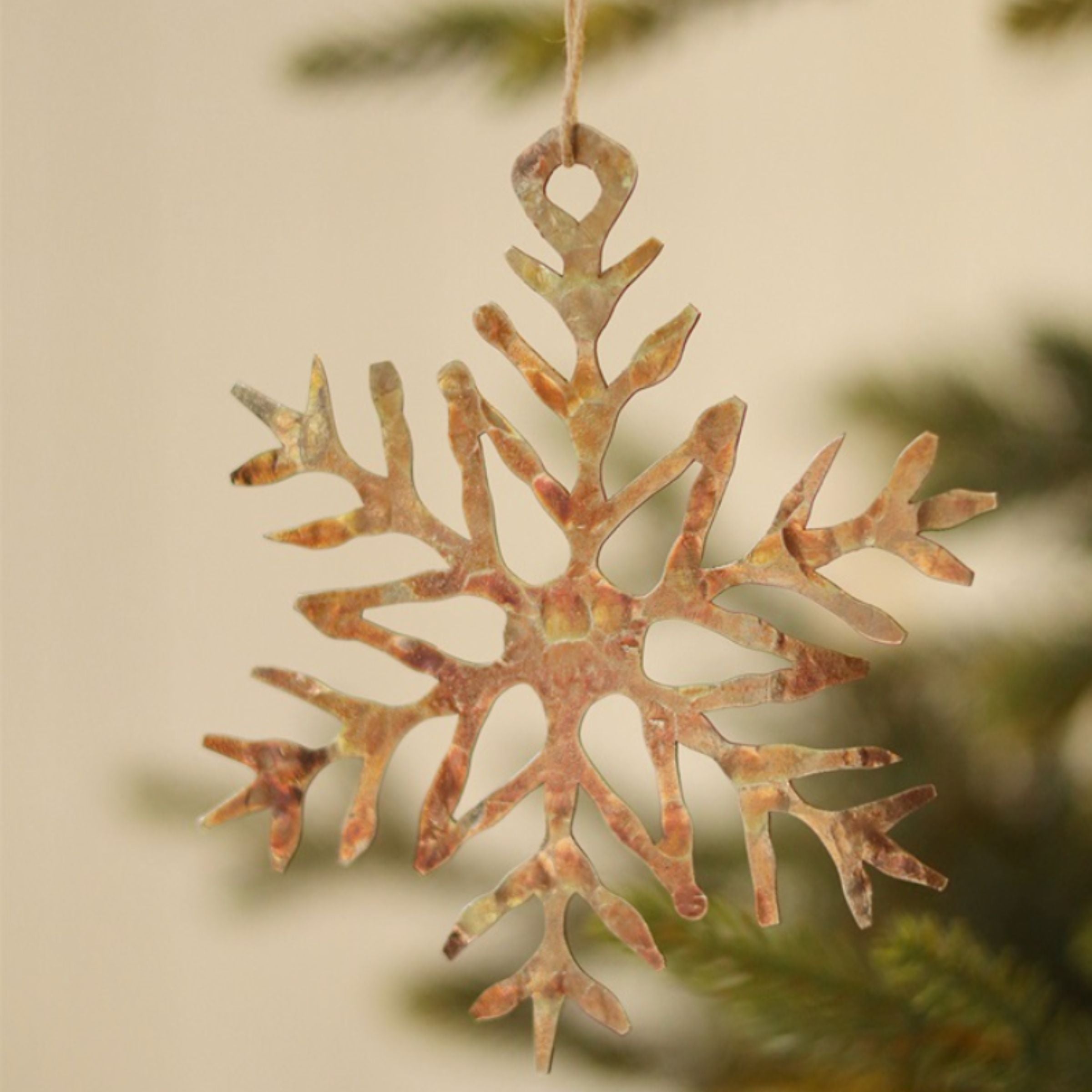 Luster Snowflake Ornament