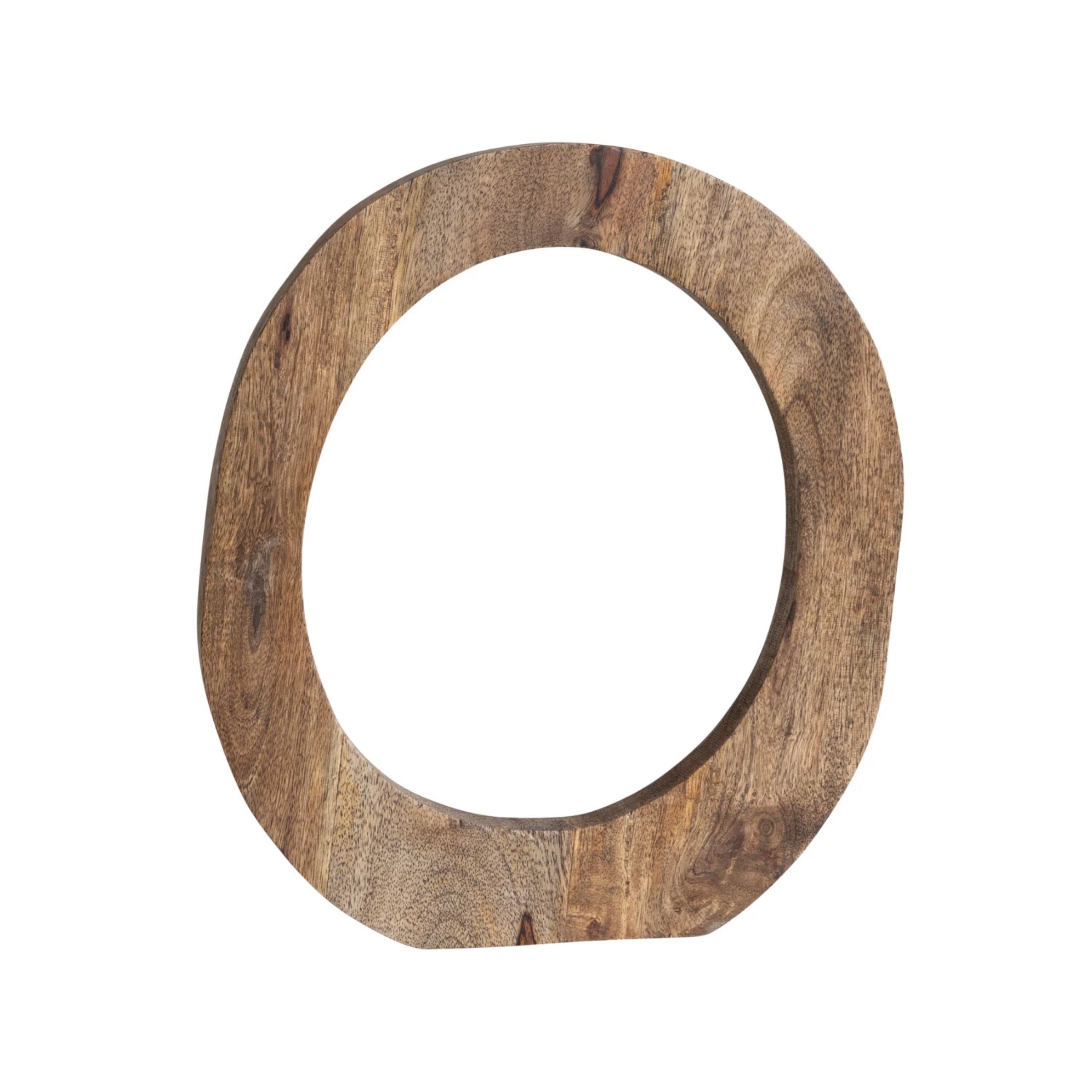 Mango Wood Circle Decor